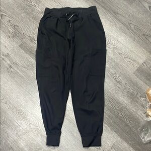 Black Scrub Joggers